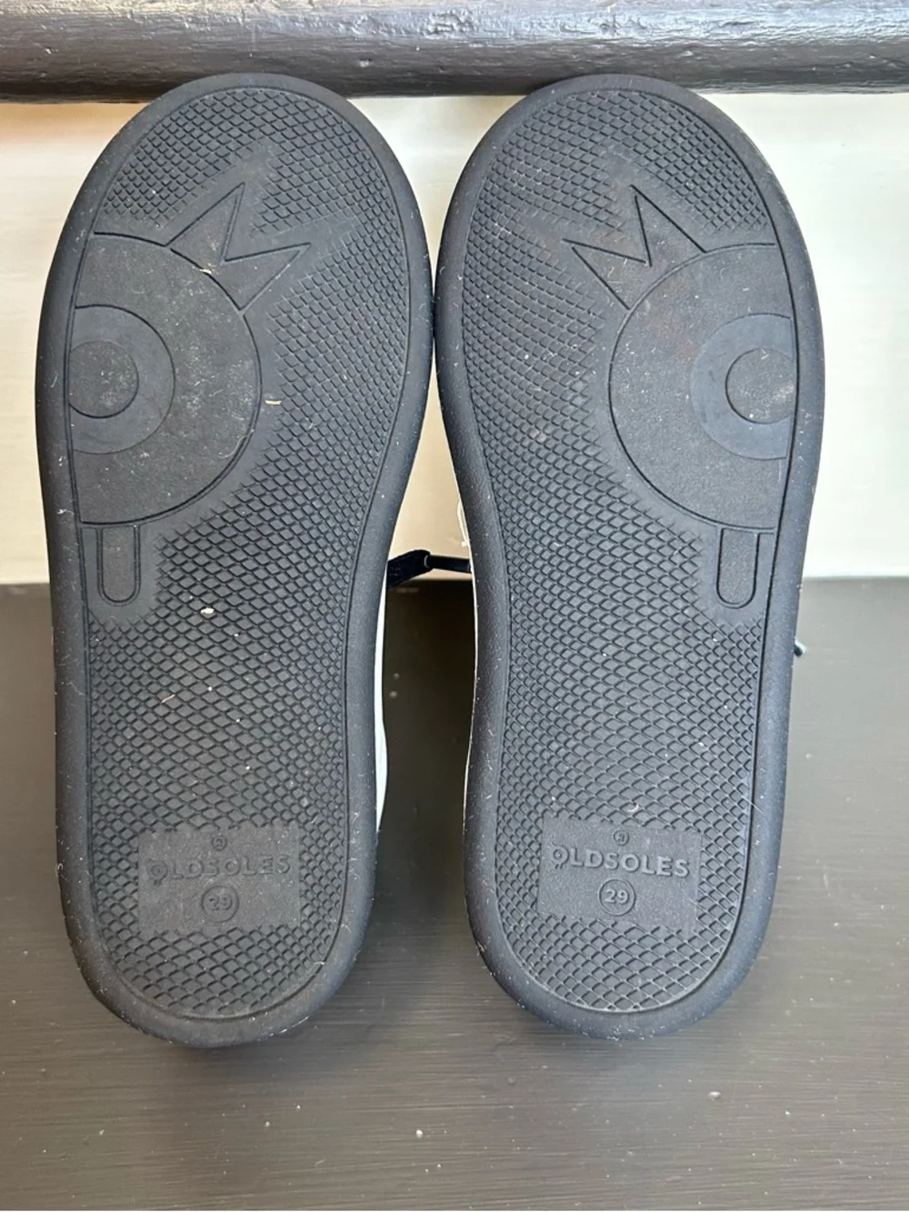 Old Soles Toddler Boy White Star Zipper Leather Sneaker, Size 29, 11.5-12 US